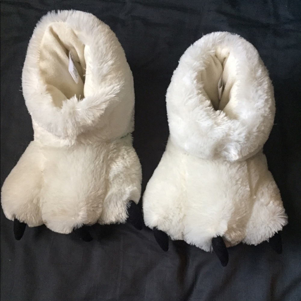 Polar bear slippers